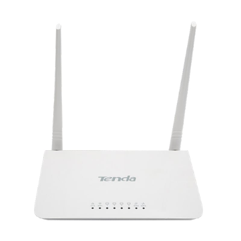 Router Tenda N300 MOD F3 Wi-Fi (2.4GHz, 300 Mbps, LAN x4, Blanco)