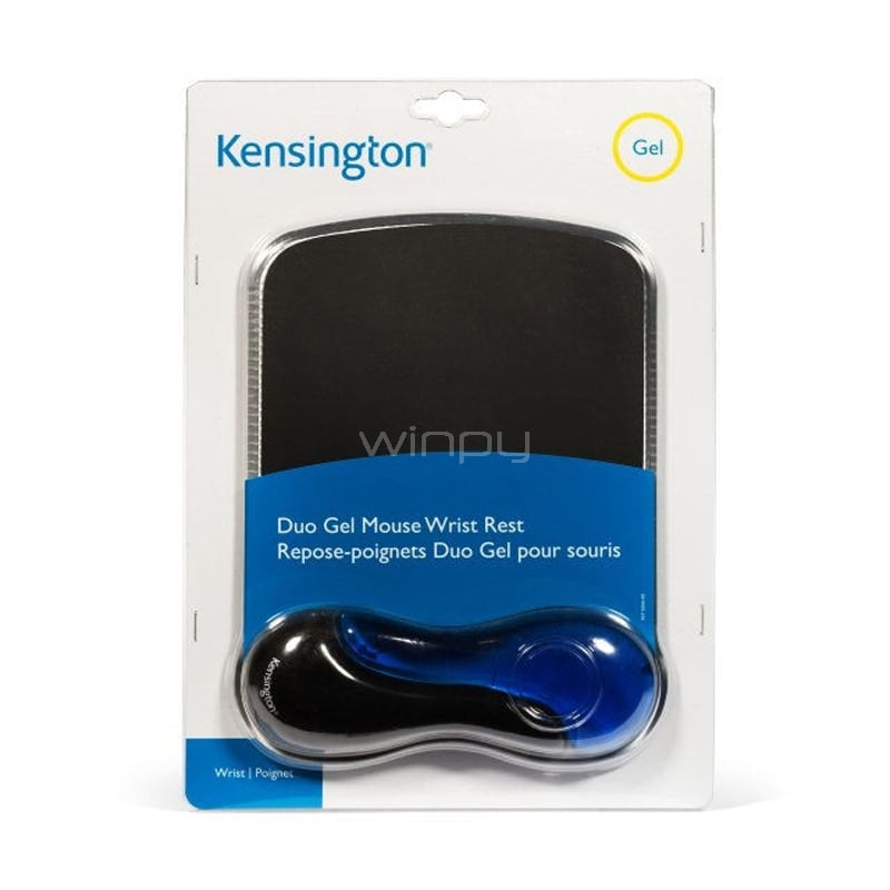 Mouse Pad Kensington Duo Gel con Apoya Muñeca (Negro)