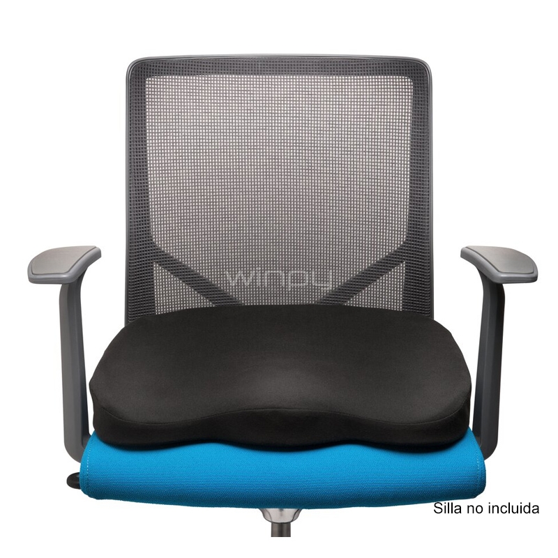 Cojín Kensington Memory Foam 2.0 Ergonómico (Viscoelástico, Negro)