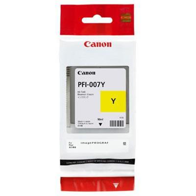 Cartucho de Tinta Canon PFI-007Y Amarillo (90ml)