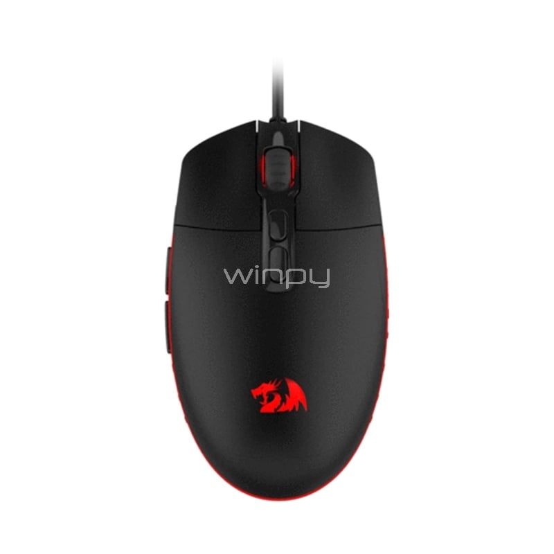 Mouse Gamer Redragon M719 INVADER (10.000dpi, RGB, Negro)
