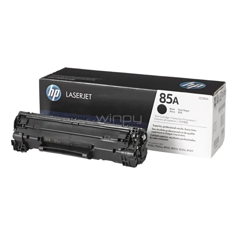 Toner HP 85A LaserJet Original (hasta 1600 pág, Negro)