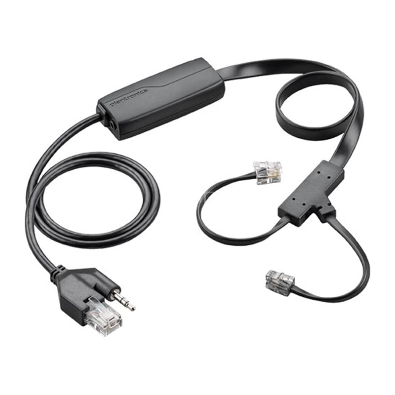 Adaptador Poly APC-43 Interruptor de Gancho Electrónico (Negro)