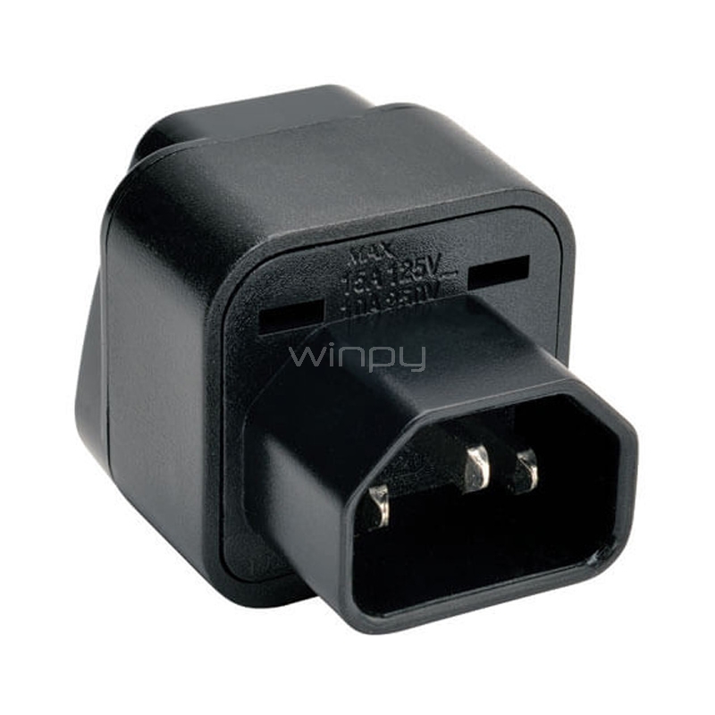 Adaptador Tripp Lite para conector de Corriente (CEE 7/7, de NEMA 5-15 (H) a IEC 60320 C14)