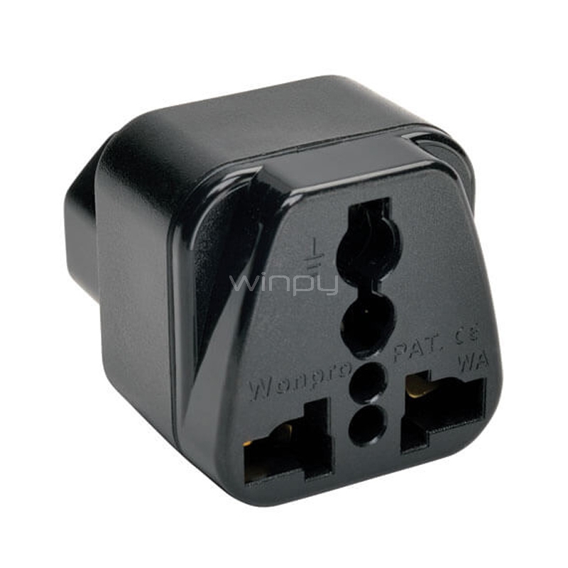 Adaptador Tripp Lite para conector de Corriente (CEE 7/7, de NEMA 5-15 (H) a IEC 60320 C14)