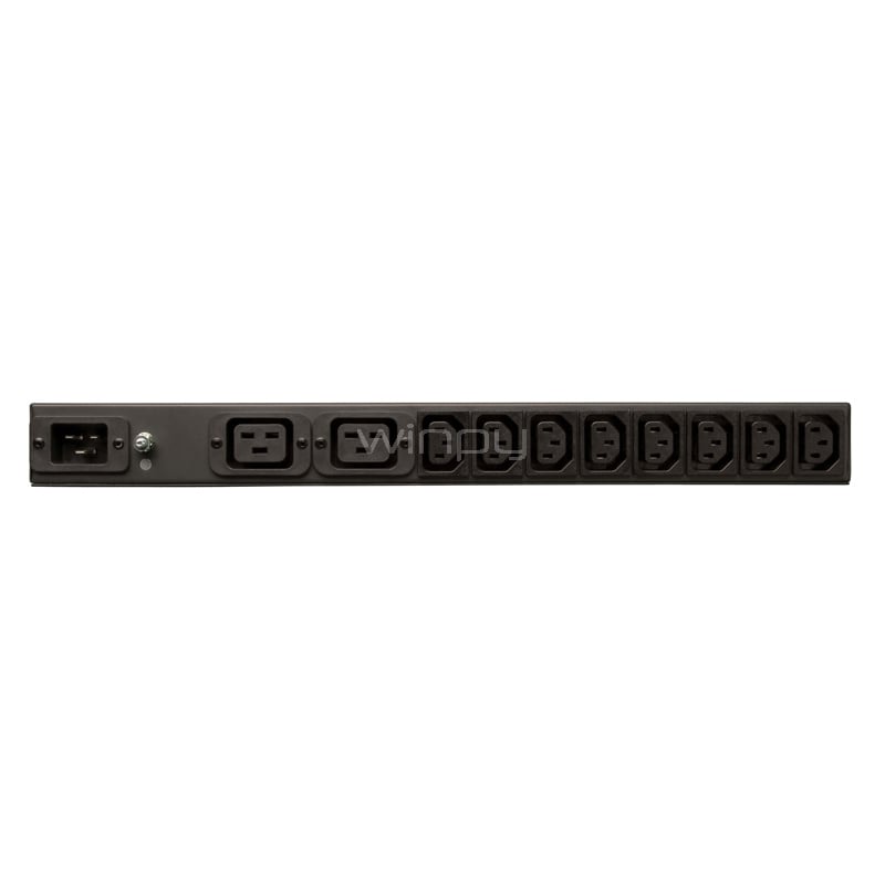 PDU Tripp Lite Básica (Cero U 20A/ 100-240V, 12 Salidas C13, 2 Salidas C19)