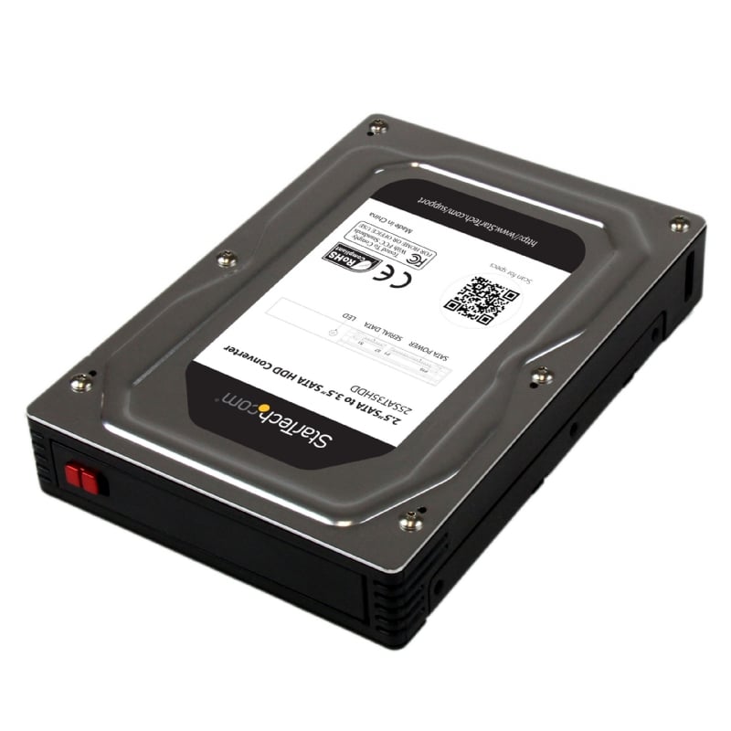 Cofre Adaptador de HDD de 2.5“ o SSD SATA a Formato 3.5“