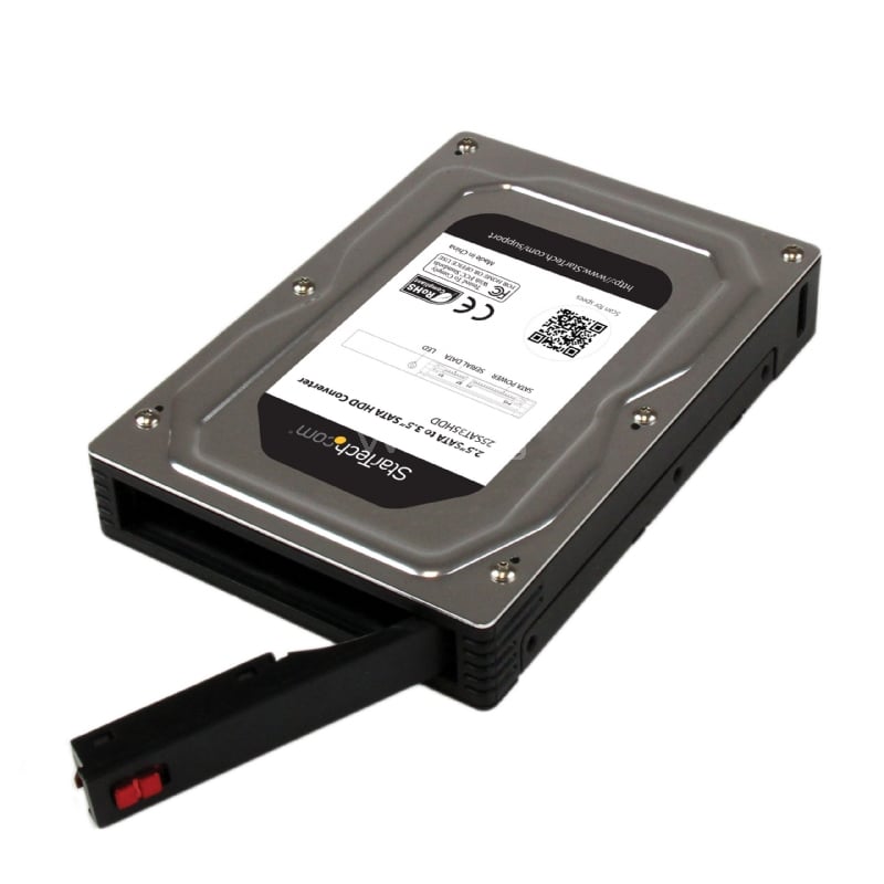 Cofre Adaptador de HDD de 2.5“ o SSD SATA a Formato 3.5“