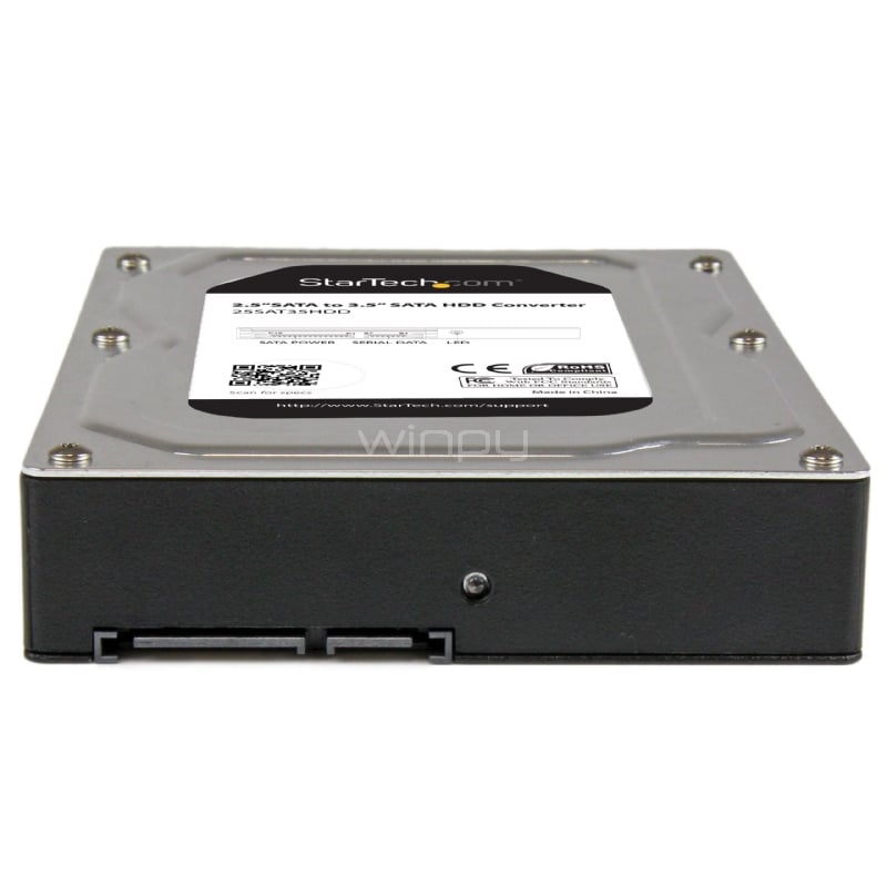 Cofre Adaptador de HDD de 2.5“ o SSD SATA a Formato 3.5“