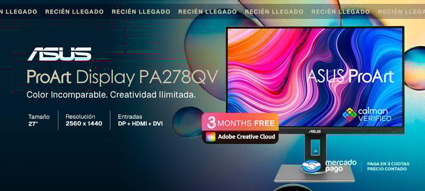 Recién llegado | Monitor ASUS ProArt PA278QV de 27
