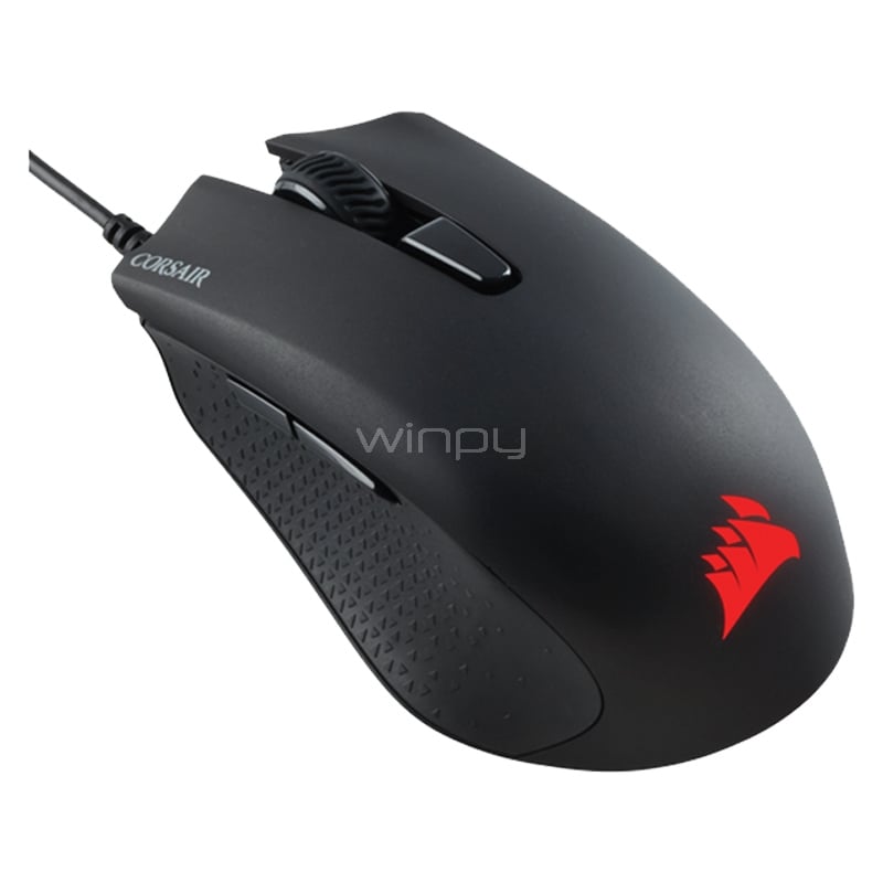 Mouse Gamer Corsair Harpon RGB Pro (Sensor PMW3327, 12.000dpi, RGB, Negro)