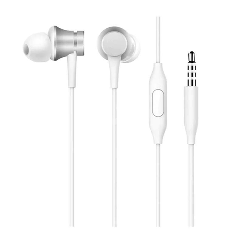 Auriculares Xiaomi Mi Basic In-Ear (Jack 3.5mm, Plateado)