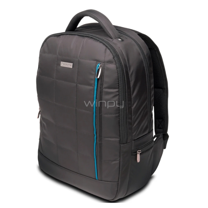 Mochila Kensington Kamet Nylon para Portátil (hasta 15.6“, Negro)