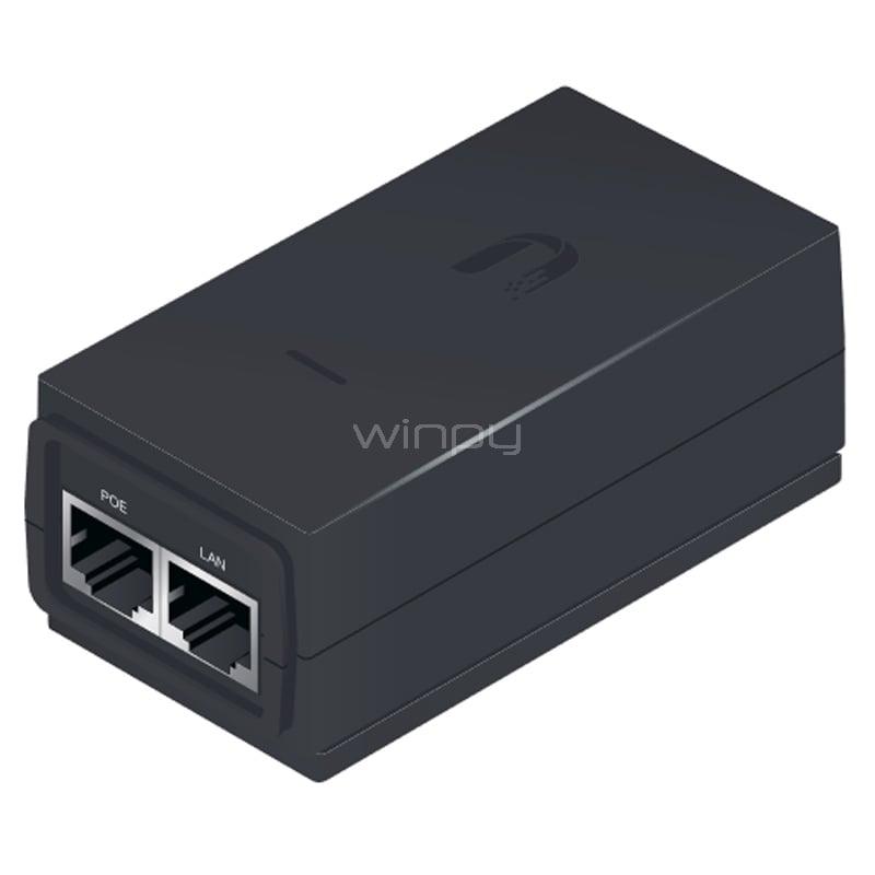 Inyector PoE Ubiquiti Networks 24-12W-G (CA 90-260 V, 12 vatios)