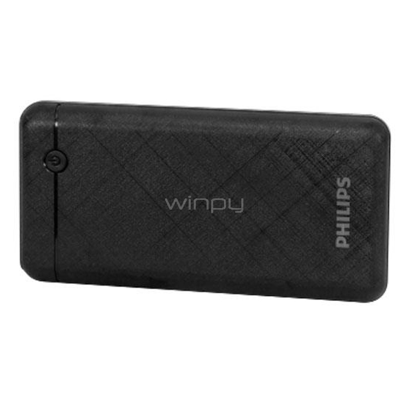 Bateria Portátil Externa Philips 10.000 mAh (Quick Charge 3.0, Negro)