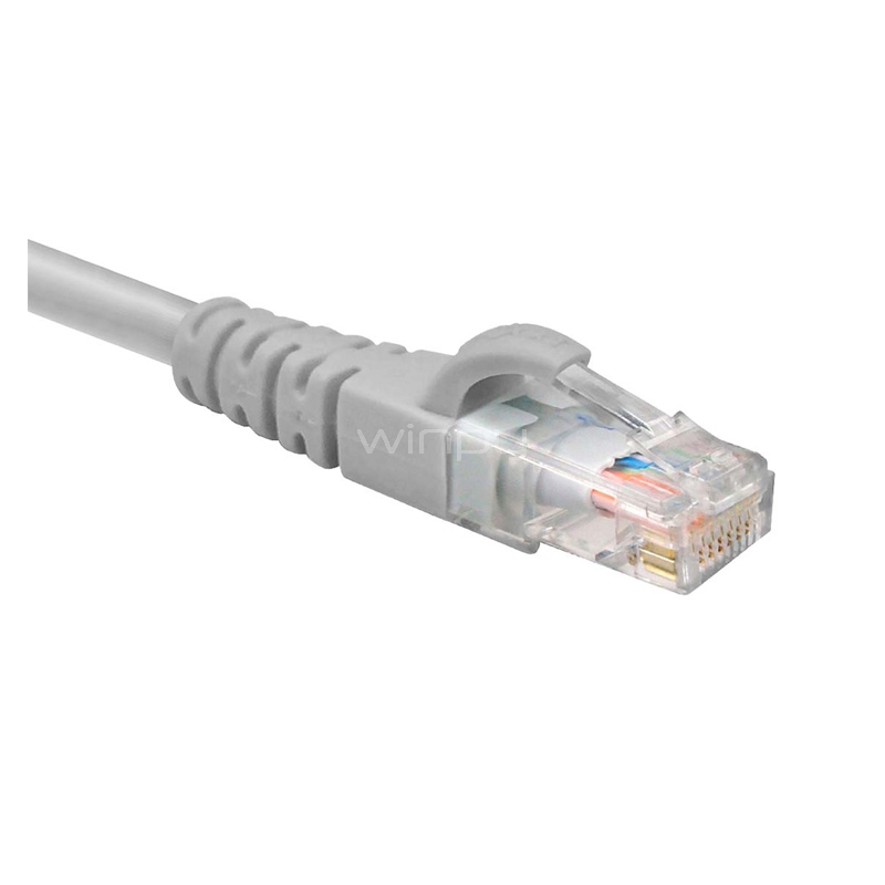 Cable Nexxt Patch Cord de RJ-45 a RJ-45 (2.1 Metros, UTP, Cat6, Gris)