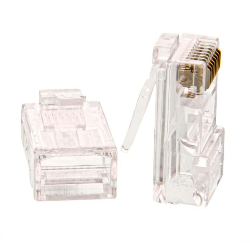 Conectores Nexxt Modulares RJ45 (Sin Blindaje, Cat.6/50micro“, 100 unidades)