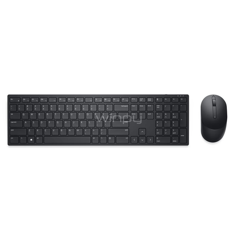 Kit Teclado + Mouse Dell Pro Inalámbrico (4.000dpi, Dongle USB, Negro)