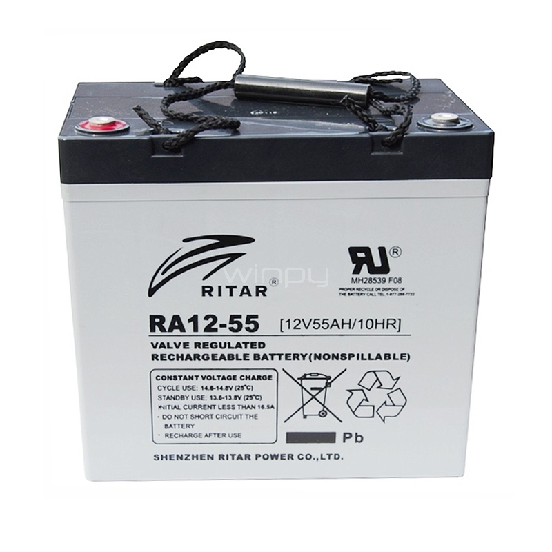 Batería Enersafe Ritar 12V/55Ah