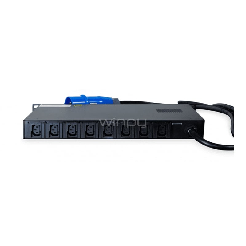 PDU Enersafe Smart con Medida (1U, 32A/220-250V, 8 Salidas C13)