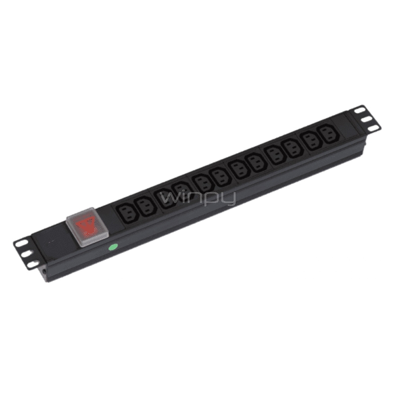 PDU Enersafe Básico (10A/220-250V, 10 Salidas C13)