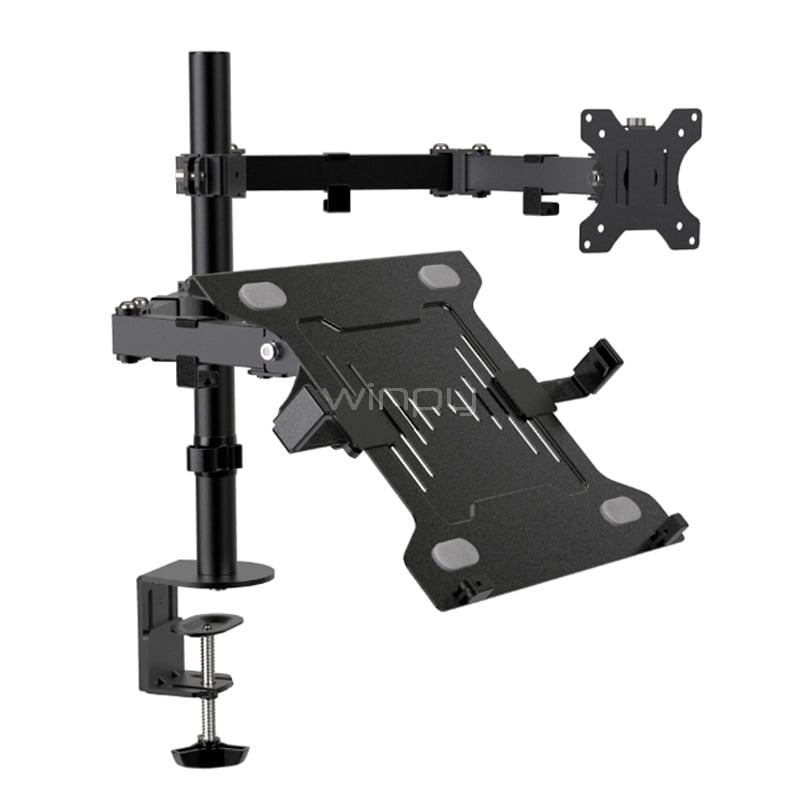 Soporte Klip Xtreme para Pantalla y Portátil (hasta 32“/15.6“, Aluminio)