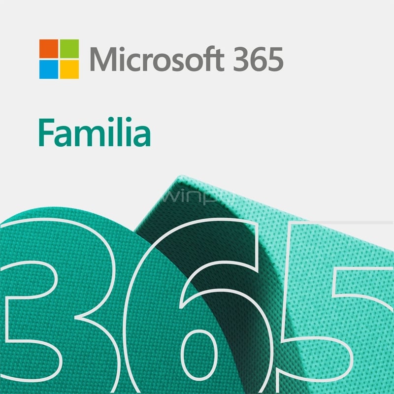 Suscripción Microsoft 365 Familia (Descargable, 5 Dispositivos, 6 Usuarios, 1 Año)