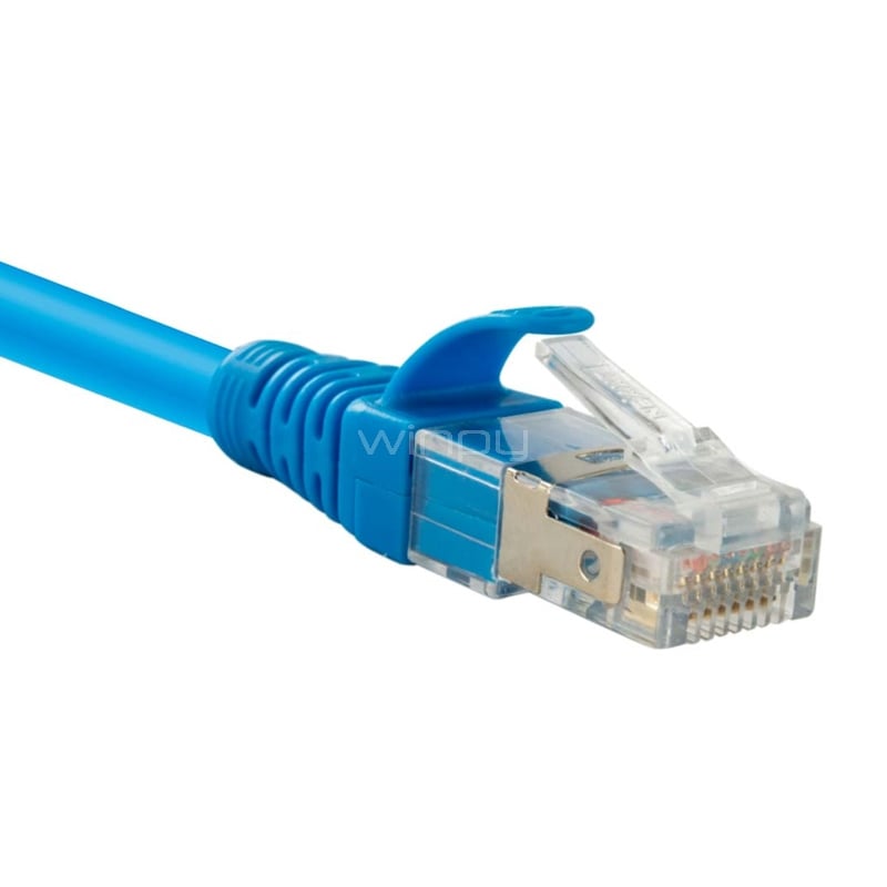 Cable Patch Nexxt Solutions de 2.1 Metros (Cat6A U/UTP, Multifilar, LSZH, Azul)
