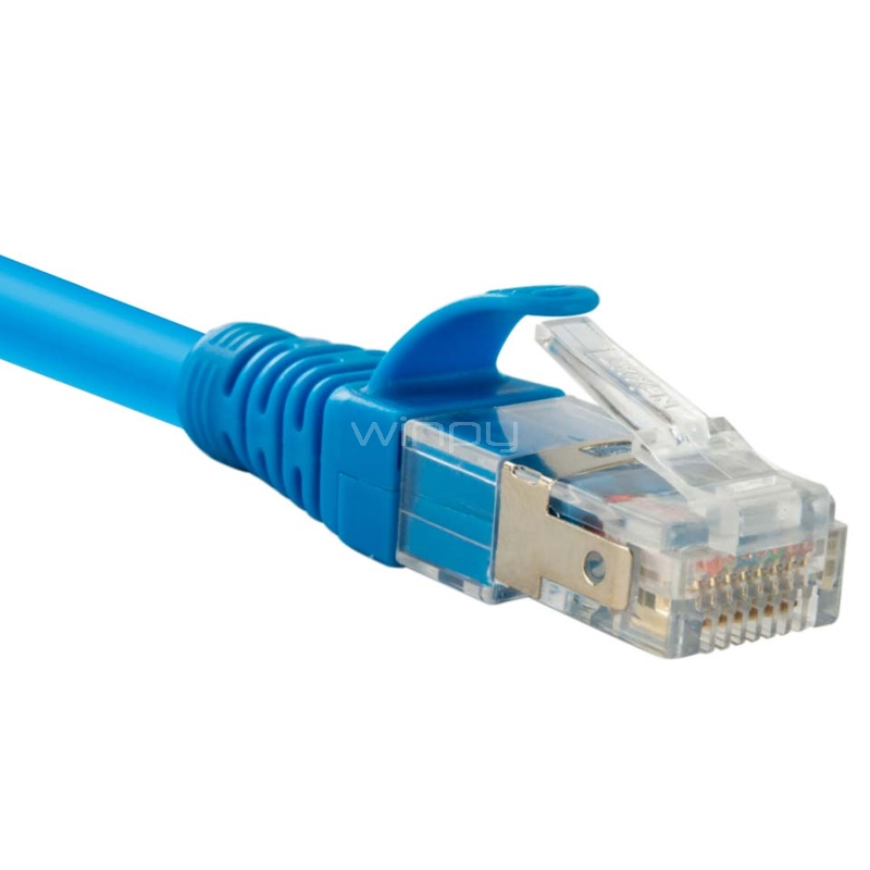 Cable Patch Nexxt Solutions LSZH (0.9 Metros, UTP, Cat6a, Azul)