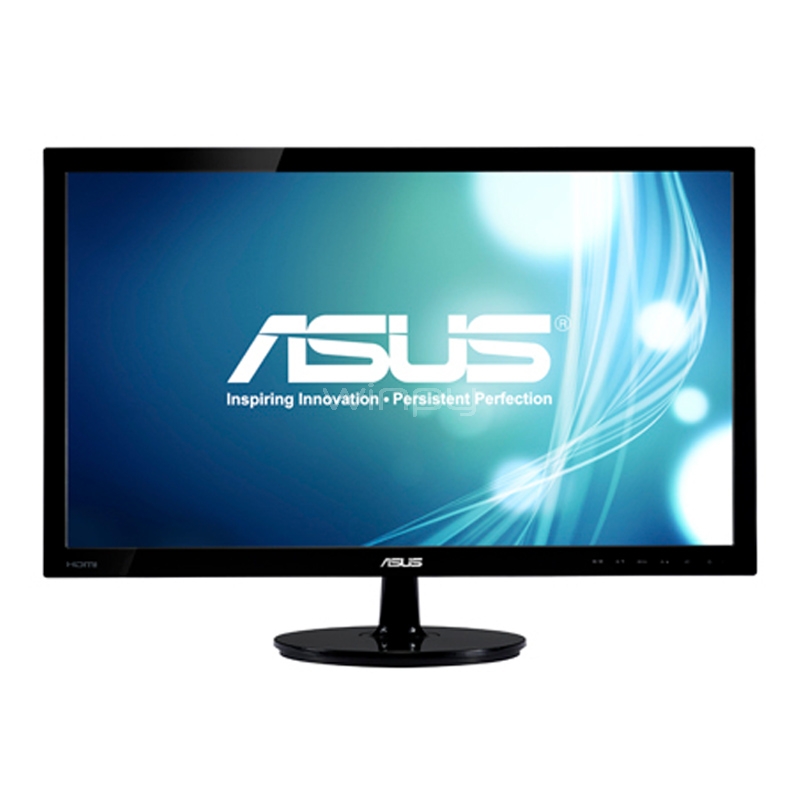 Monitor ASUS VS248H-P de 24“ (LED, Full HD, 2ms, HDMI+DVI+VGA, Trace Free, Vesa)