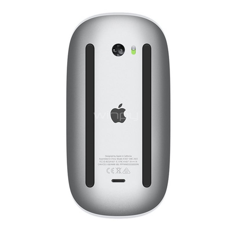 Apple Magic Mouse 2 (Multi-Touch, Inalámbrico, Blanco)