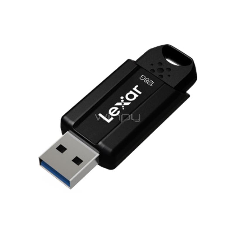 Pendrive Lexar JumpDrive S80 de 128GB (USB 3.0, Negro)