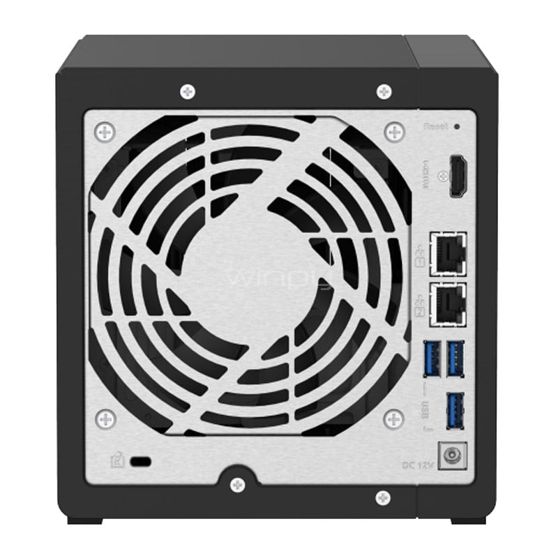 servidor nas qnap ts-451d2 de 4 slots (celeron j4025, 4gb ram, sata 6gb/s)