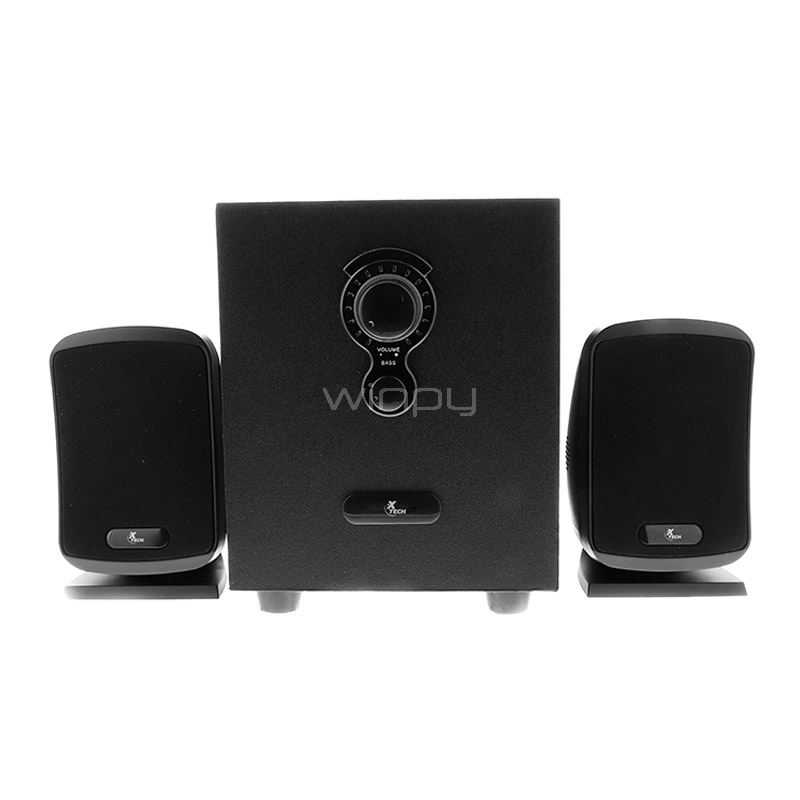 Sistema de Altavoces Xtech Augury con Sonido 2.1 (10W, Jack 3.5mm, Negro)