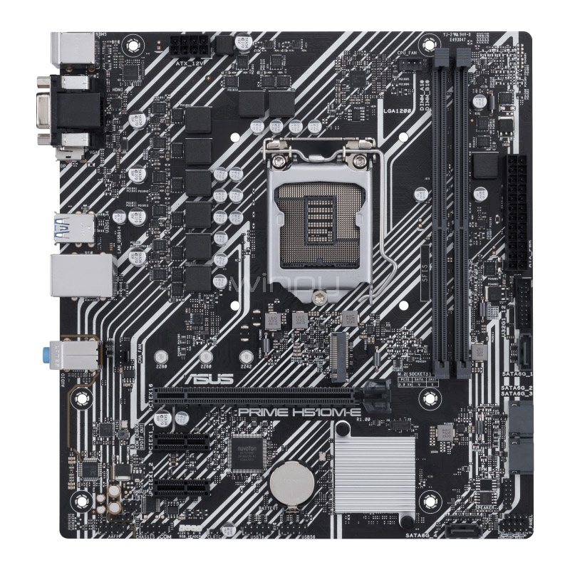 Placa Madre ASUS PRIME H510M-E (LGA1200, DDR4 2133/3200MHz, M.2, MicroATX)