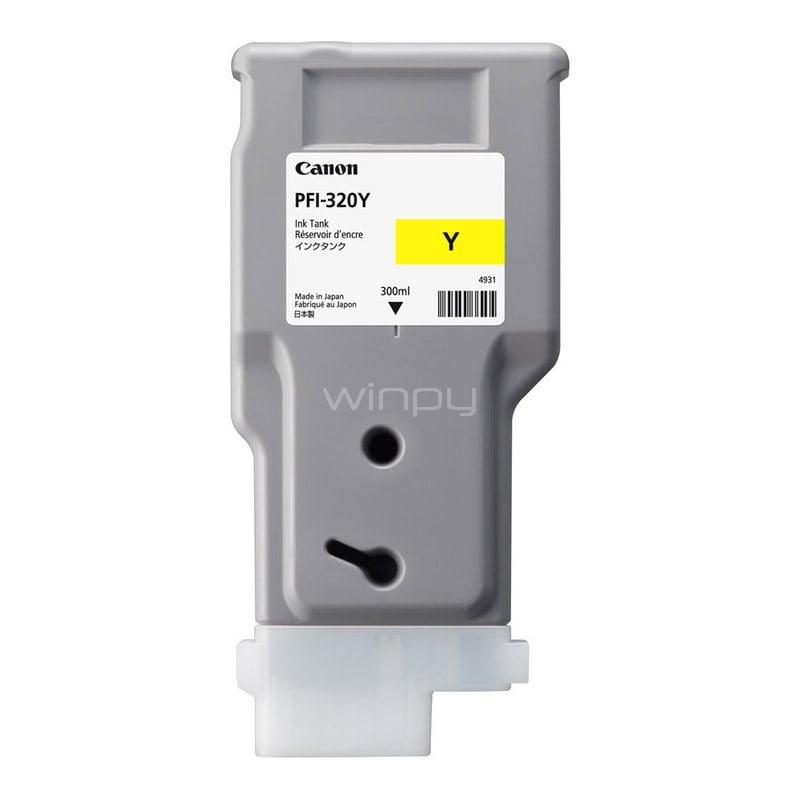 Cartucho de Tinta Canon PFI-320Y Amarillo (300ml)
