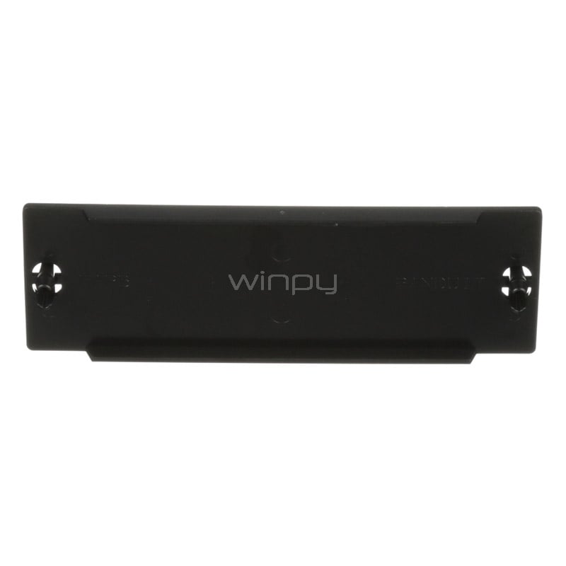 Panel Panduit para Adaptador de Fibra (Negro)