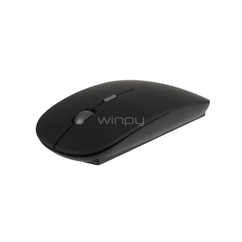Mouse Vivitar Inalámbrico (1600dpi, Dongle USB, Negro Mate)