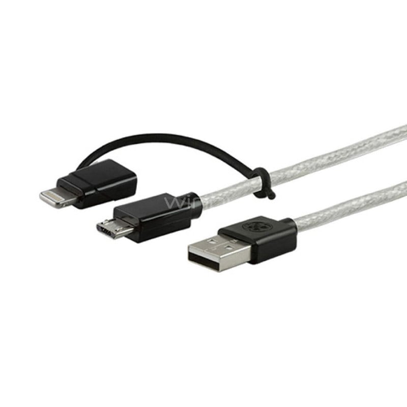 Cable General Electric USB a MicroUSB/Lighting (90 cm)