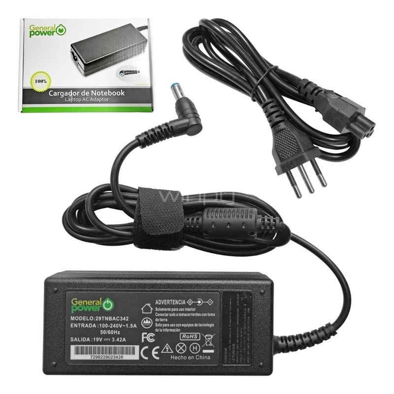 Cargador General Power para Notebook Acer (19V, 3.42a)