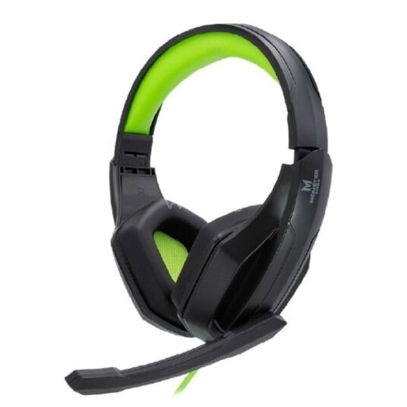 Audífonos Gamer Monster Audio (Jack 3.5mm, Negro/Verde)