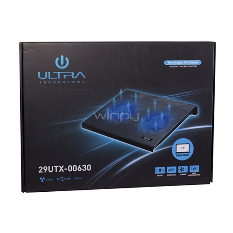 Cooler Notebook ULTRA para Portátil (hasta 17“, USB)