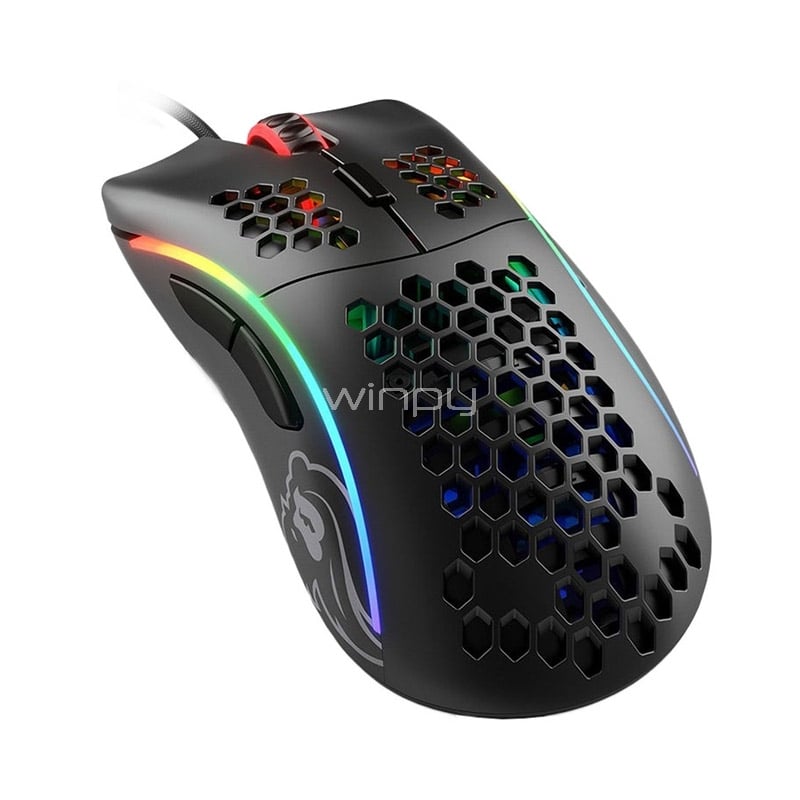 Mouse Gamer Glorious Model D (Pixart PMW-3360, 12.000dpi, Negro)