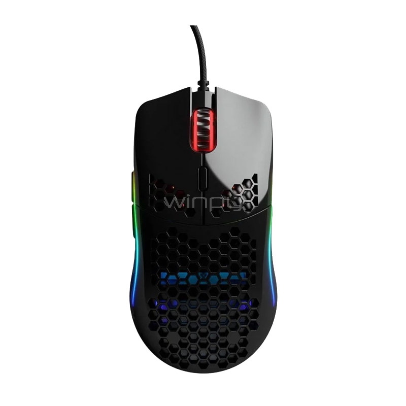 Mouse Gamer Glorious Model O (Pixart PMW-3360, 12.000dpi, Negro Brillante)