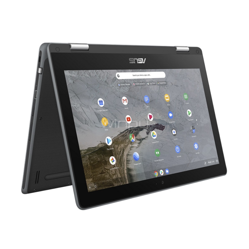 Notebook ASUS Chromebook Flip C214 de 11.6“ (Celeron N4020, 4GB RAM, 32GB eMMC, Chrome)