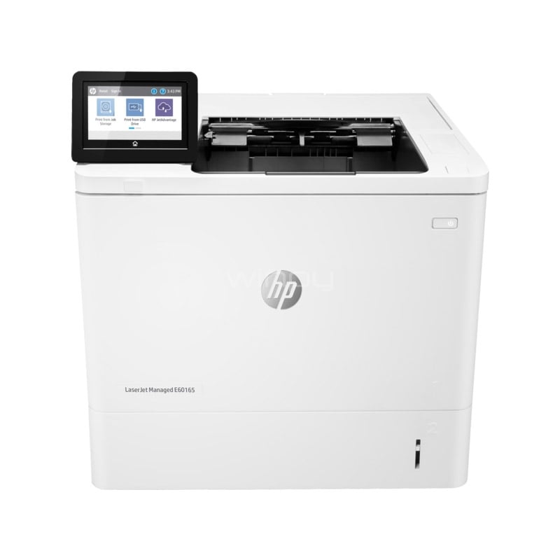 Impresora HP LaserJet Managed E60165 (Laser B/N, A4, 61ppm, 1200dpi, USB)