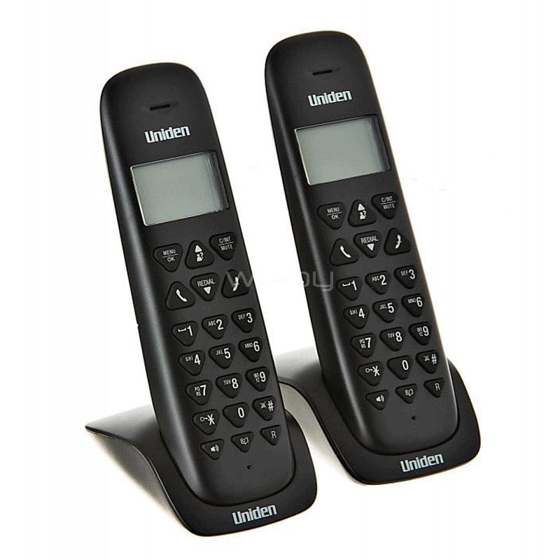 Kit Teléfonos UNIDEN Inalámbricos (Negro)
