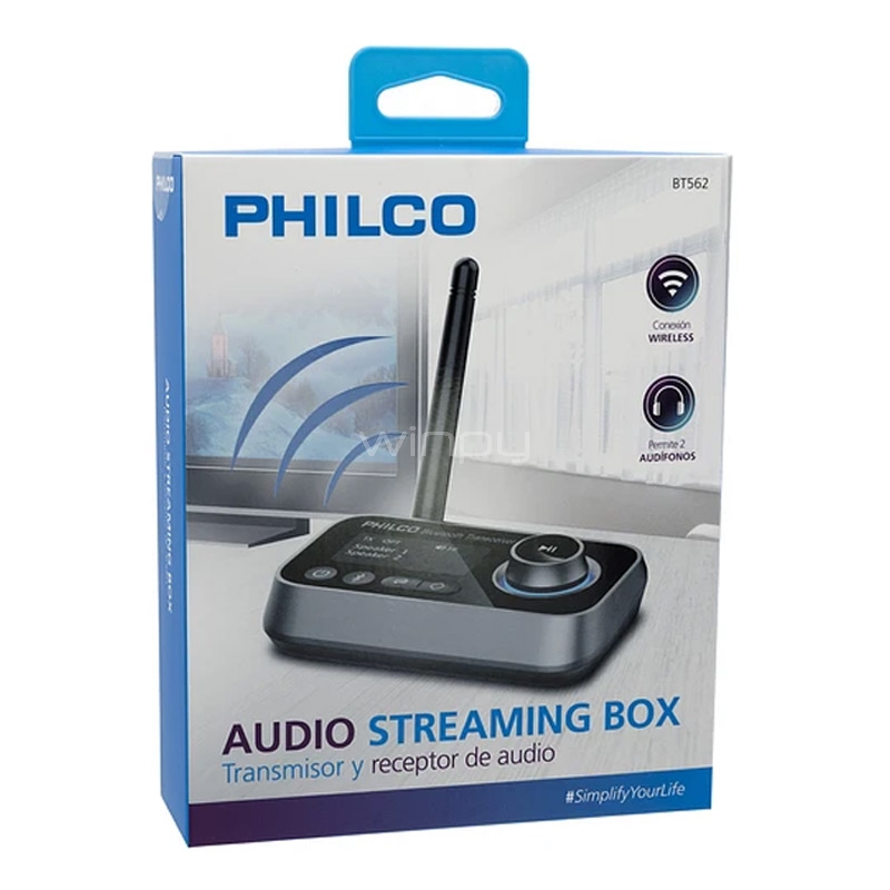 Transmisor y Receptor de audio Bluetooth Philco (AUX/RCA)