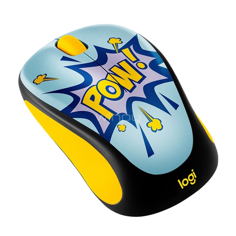 Mouse Logitech Design Collection Inalámbrico (Dongle USB, Comic)