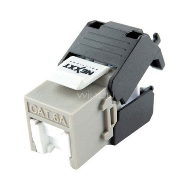 Conector Nexxt Keystone Jack (Cat6A, Sin Blindaje)